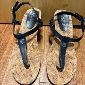Ralph Lauren Black Sandals